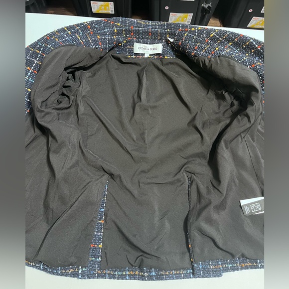 Veronica Beard Rumer Dickey Jacket Multicolor Tweed Blazer - Picture 8 of 16